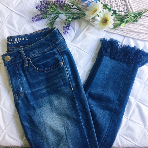 fringe jeans american eagle